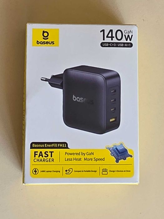 Baseus 100W gan зарядка айфон телефон зарядне в прикуювач авто базеус
