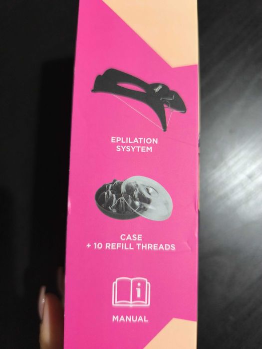 Utensílio de depilação a linha