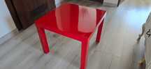 Stolik Ikea czerwony