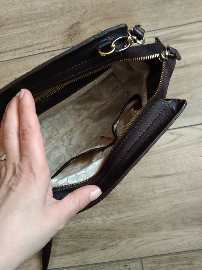 Torebka listonoszka Michael Kors brąz