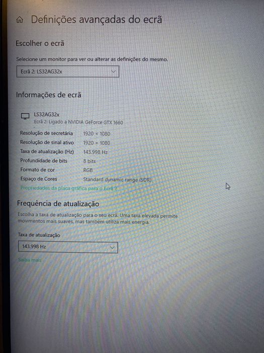 Monitor Samsung 70x40cm