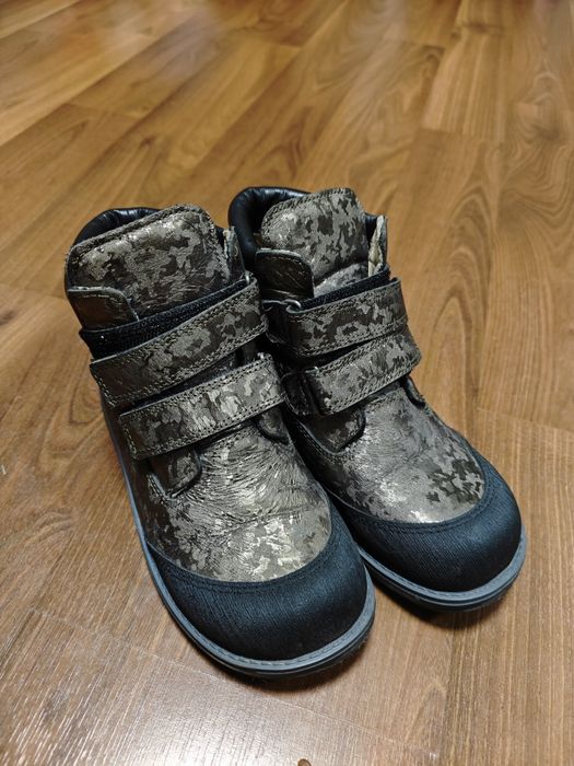 чоботи, черевики на дівчинку шкіряні, 32 розмір