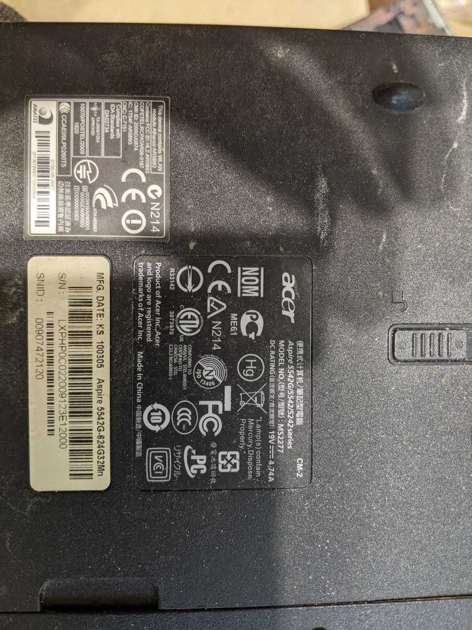 Запчасти к ноутбуку Acer-Aspire 5442G