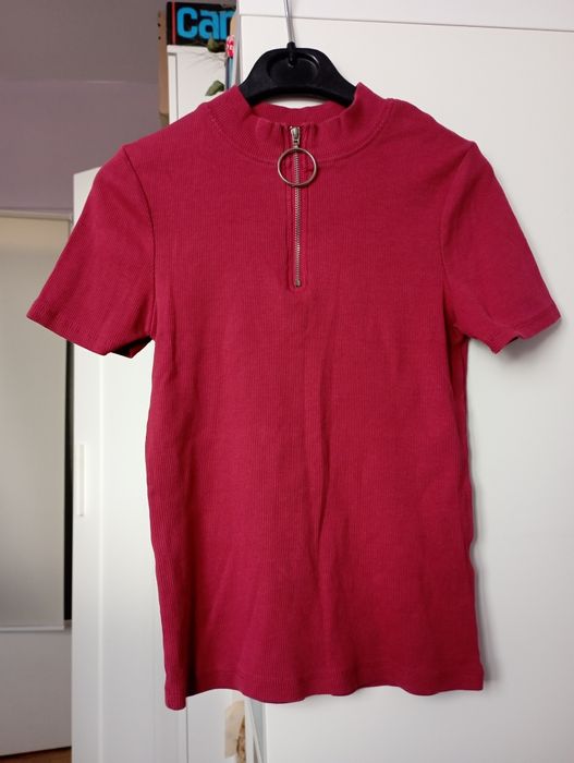 Burgundowy top Sinsay