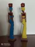 Duas estatuetas tipicas de Cuba vindas de lá
