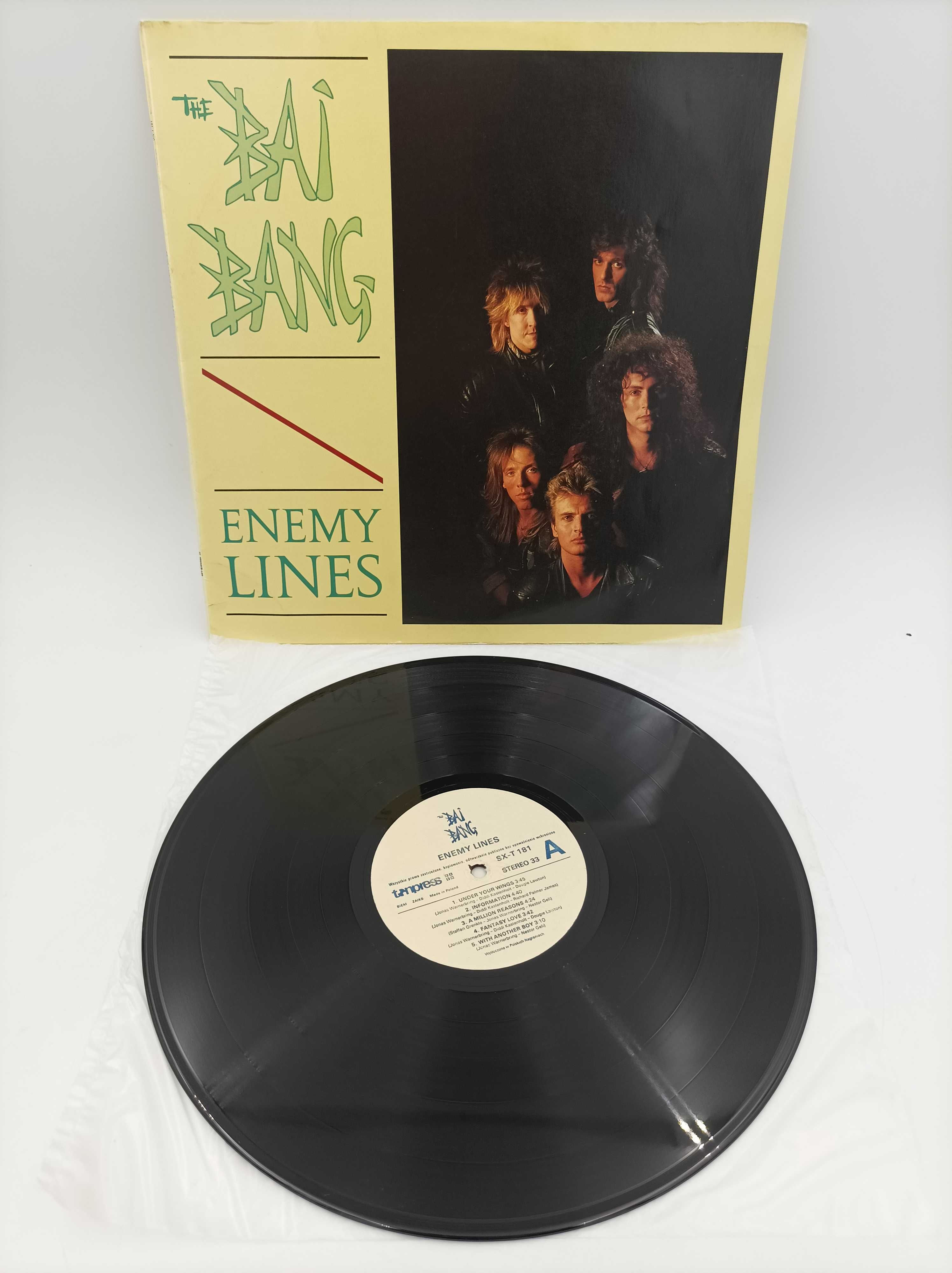Płyta Winylowa LP THE BAI BANG Enemy Lines 1988 Okazja!