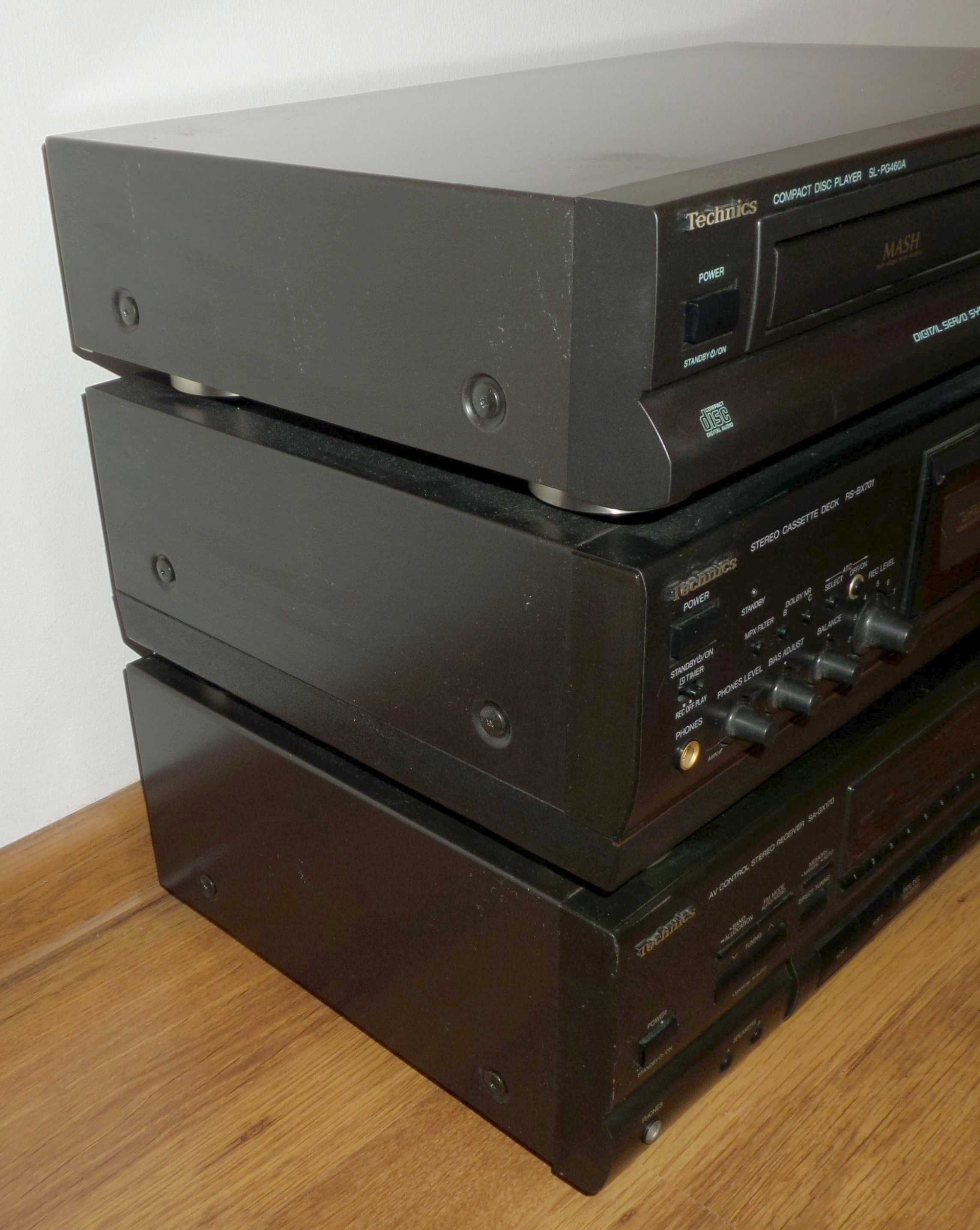 Wieża Technics CD Amp Magnetofon