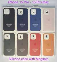 MagSafe Silicone case чехол на iPhone 15 Pro 15Pro Max