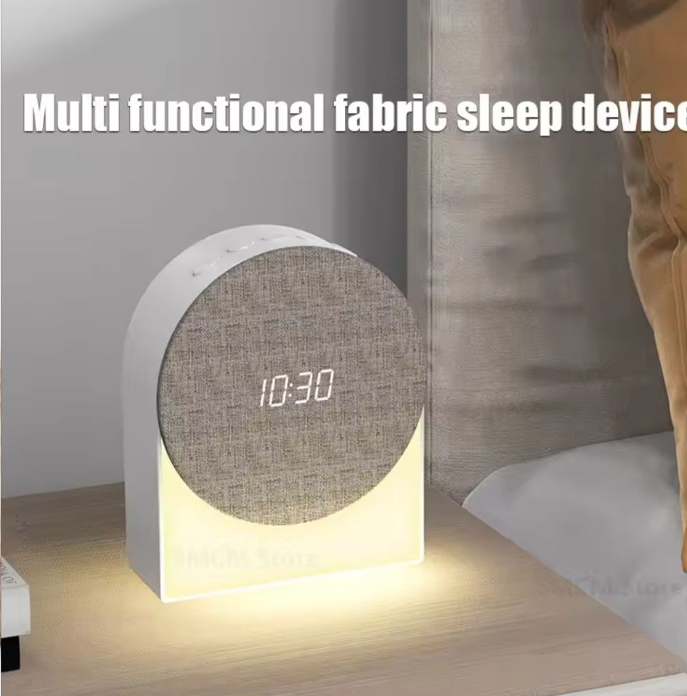 Lampka głośnik biały szum spokojne melodyjki Bluetooth