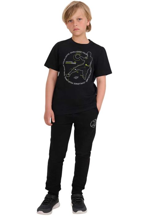 Spodnie sportowe dresowe joggery chłopięce 4F: różne rozmiary