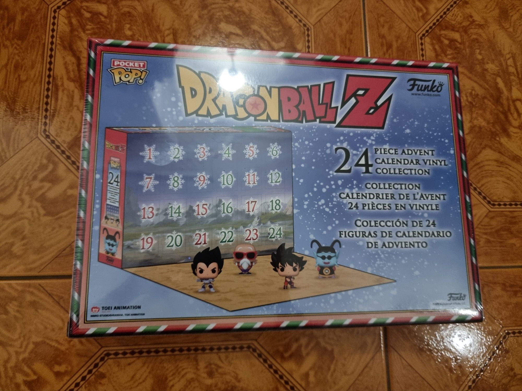 Funko pocket pop Calendario Advento com 24 figuras Dragonball z