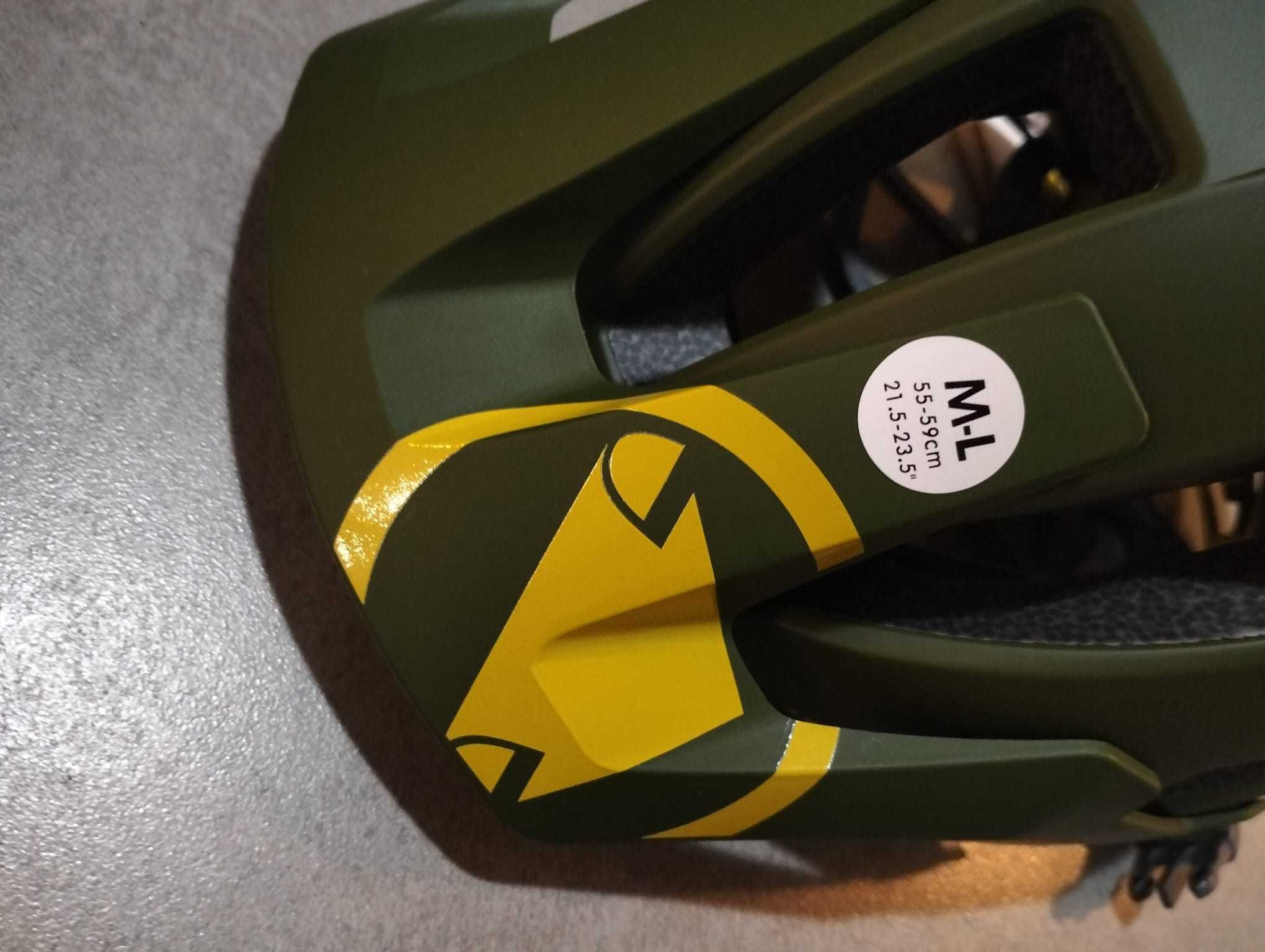 Capacete Endura Singletrack  verde azeitona NOVO