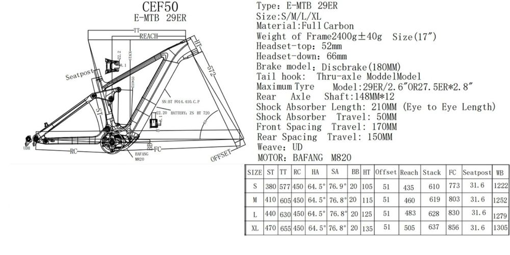 bicicleta E-MTB Evoflow - (CEF50) Full Carbon