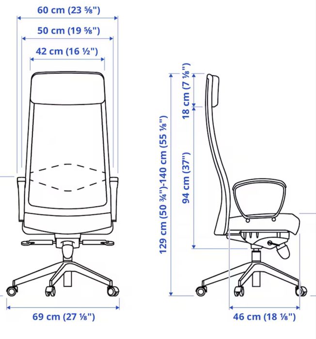 Cadeira ergonómica de escritório