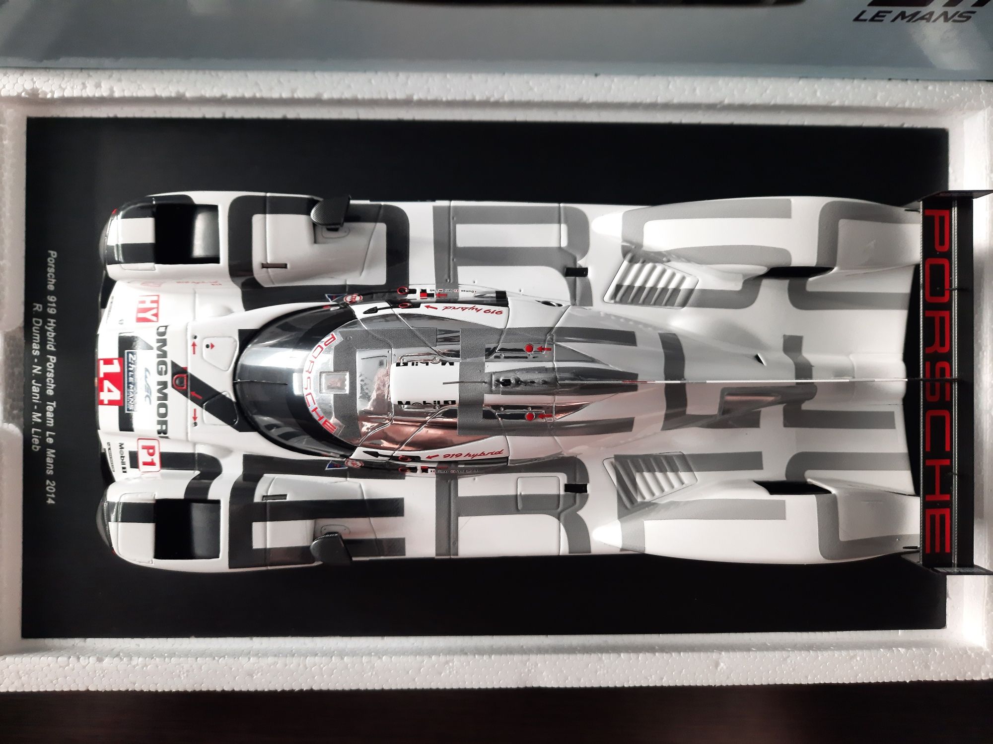 Spark Porsche 919 #14 LeMans 2014 1:18