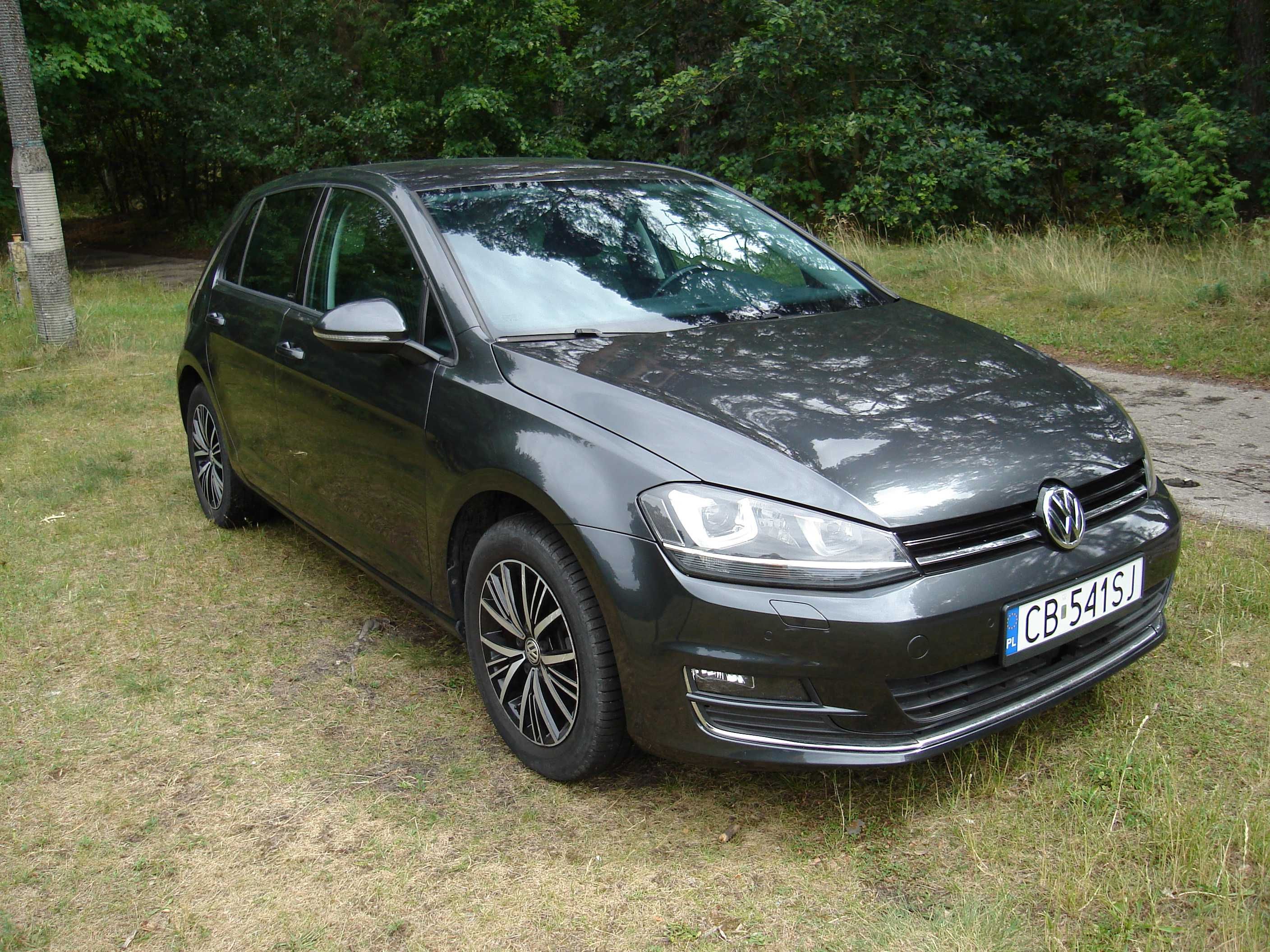 VW Golf 2016r 1.4b allstar keyles,xenon,kamera,nawi,radar 134 tys.km