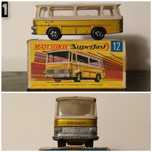Carros e veículos miniatura com caixa (Lesney, Corgi Toys, Solido)