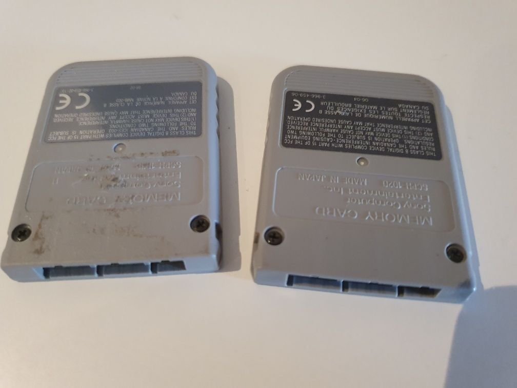 Oryginalne karty pamięci PlayStation psx