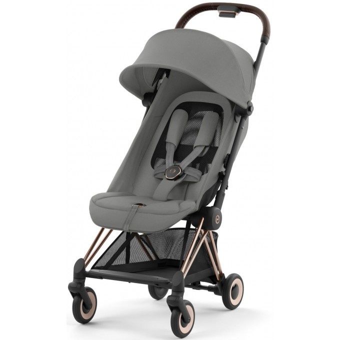 Cybex Coya Mirage Grey шасі rosegold прогулянкова коляска