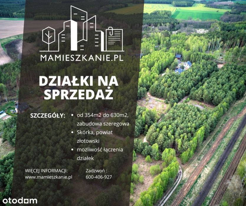 Na sprzedaż działki, Skórka, tereny mieszkaniowe,