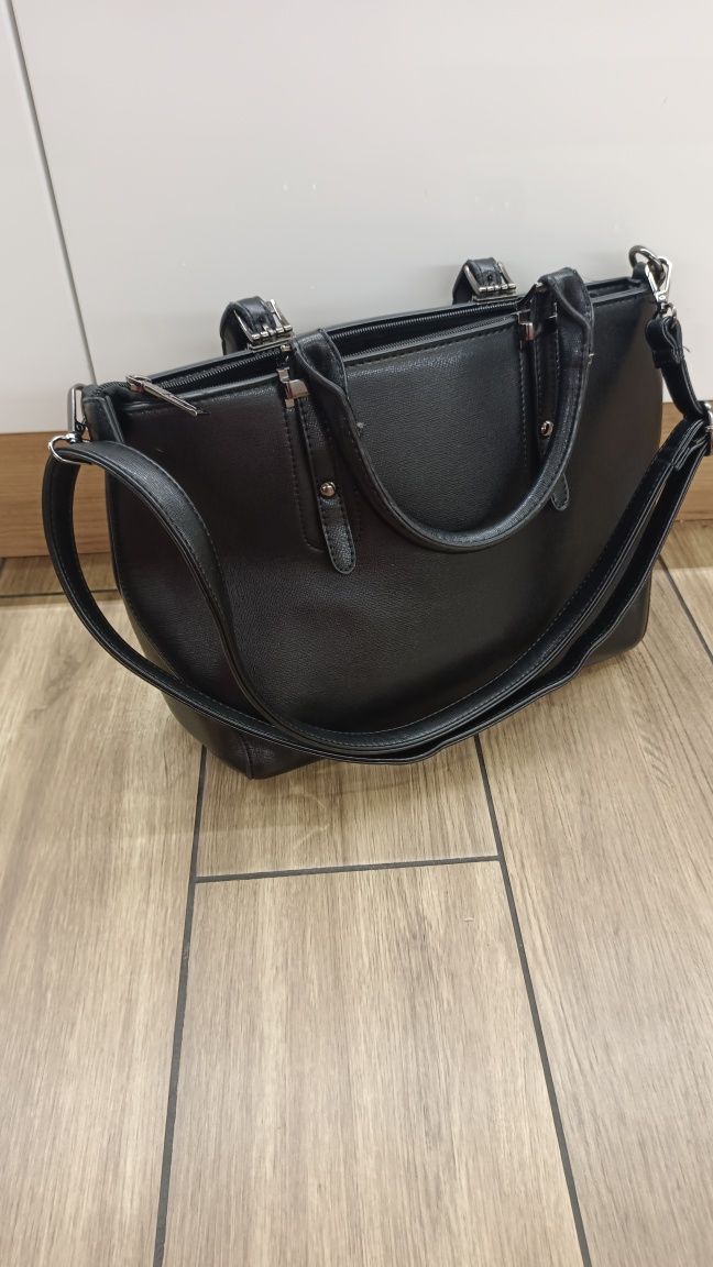 Torebka torba shopper czarna