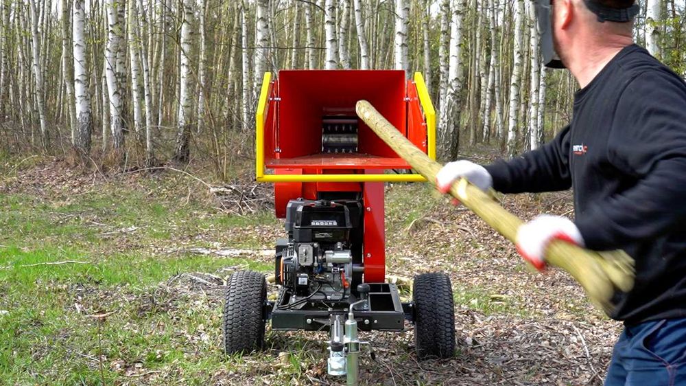 Rębak spalinowy REMET RPS-120 == rozdrabniacz spalinowy == POLSKA