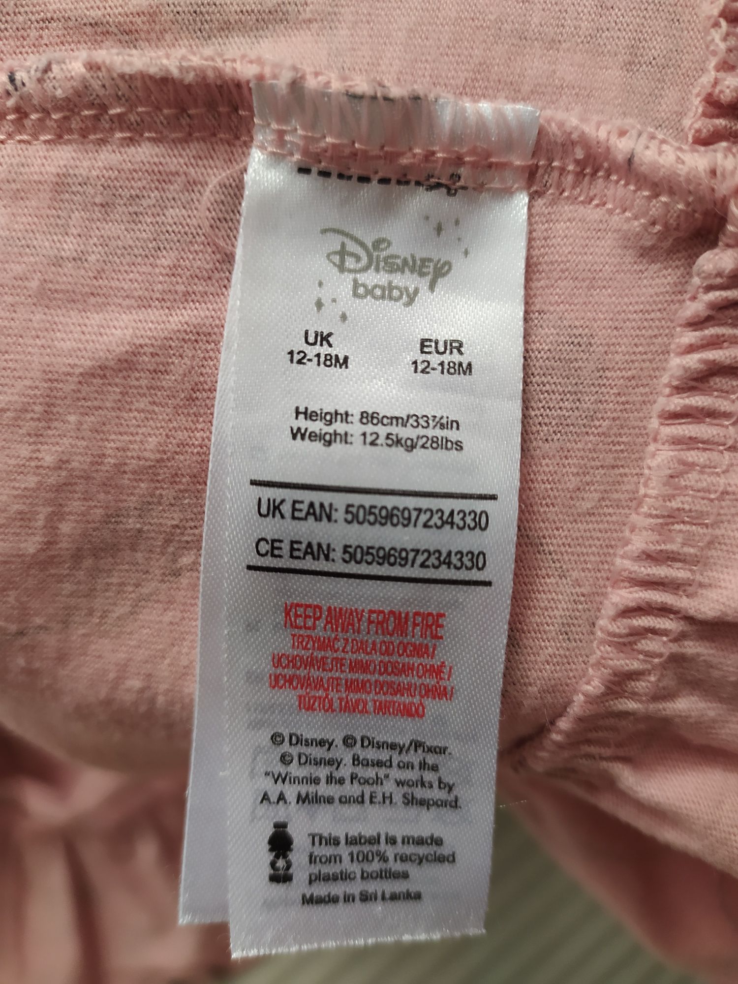 Sukienka niemowlęca 86 Disney Myszka Minnie