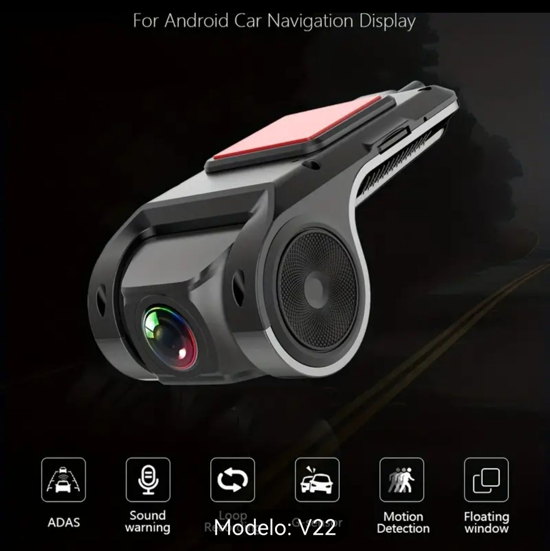 Dashcam para Rádio Android 720p