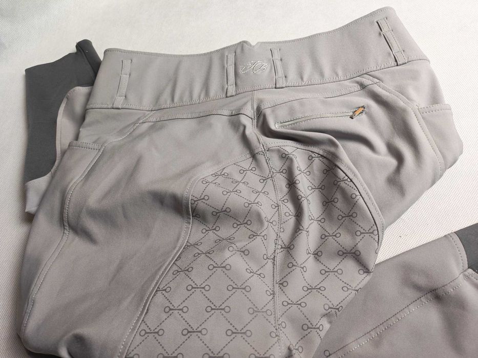 Rewelacyjne bryczesy Felix Buhler pełen silikonowy lej rozmiar 44