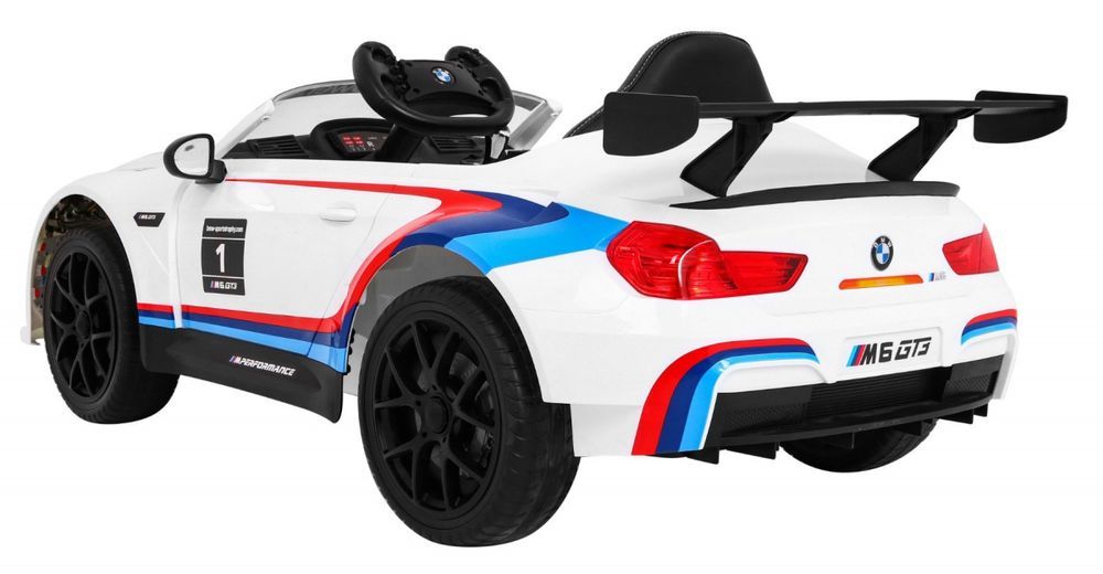 Auto pojazd samochód na akumulator dla dzieci BMW M6 GT3 Biały