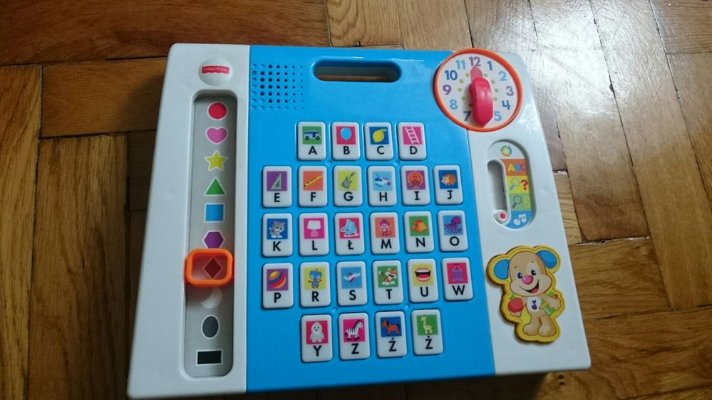 Fisher Price - Edukacyjna tablica Maluszka jak nowa!