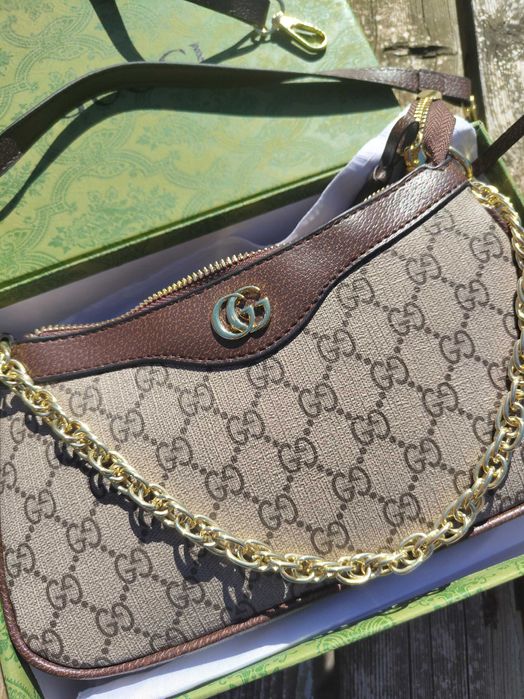 Bolsa Gucci Castanha