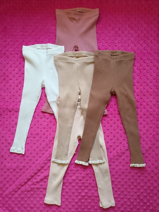 Legginsy prążkowane 92cm