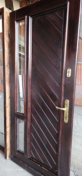 Drzwi dębowe zewnętrzne