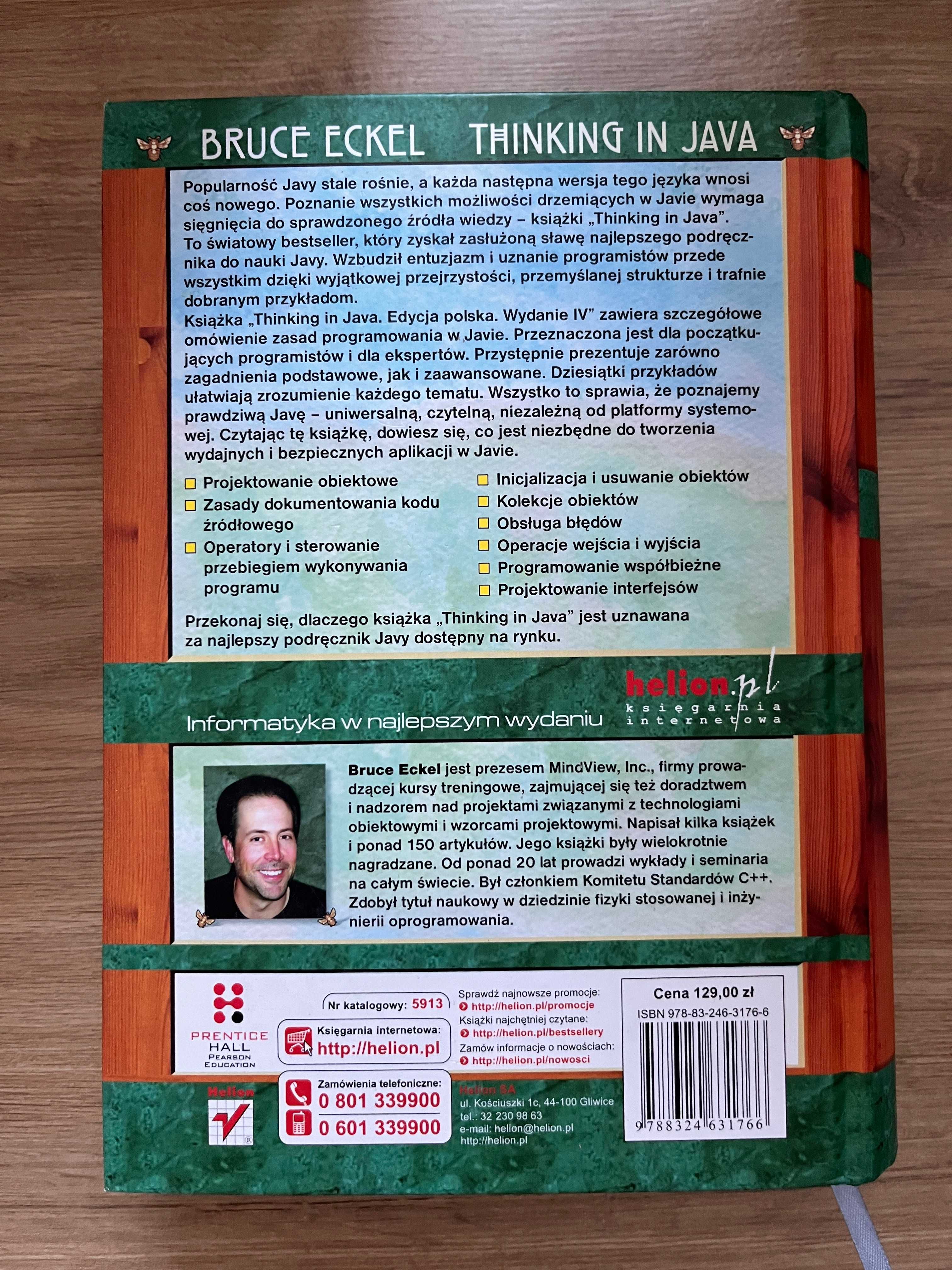 Thinking In Java, Bruce Eckel, wydanie polskie