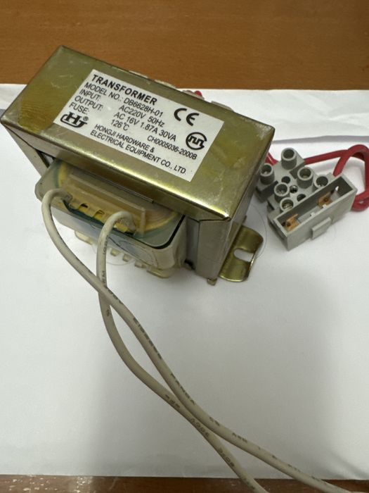 Трансформатор 220в 16в 1.87А 30VA db6628h-01