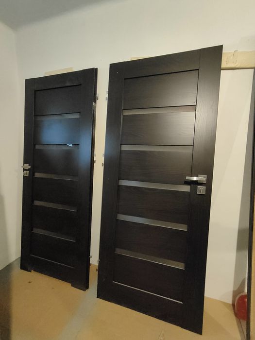 Drzwi wewnętrzne polskone 80x200