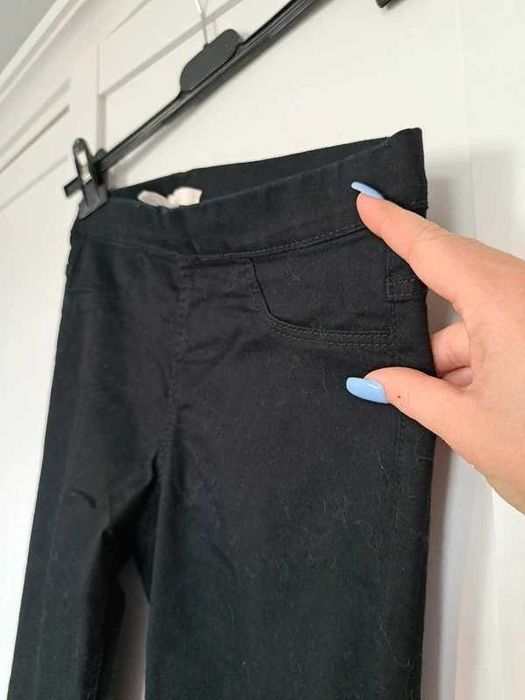 czarne rurki H&M - uniwersalny styl, rozm. 34