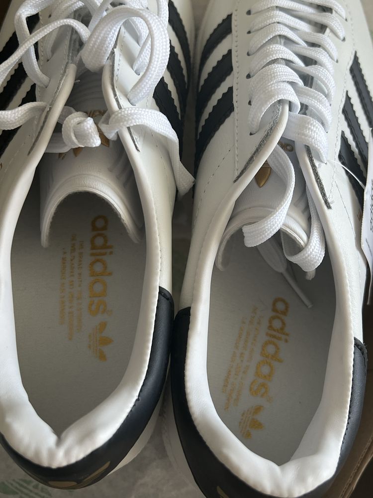 Чоловічі кросівки Adidas Gazelle 44р White Black