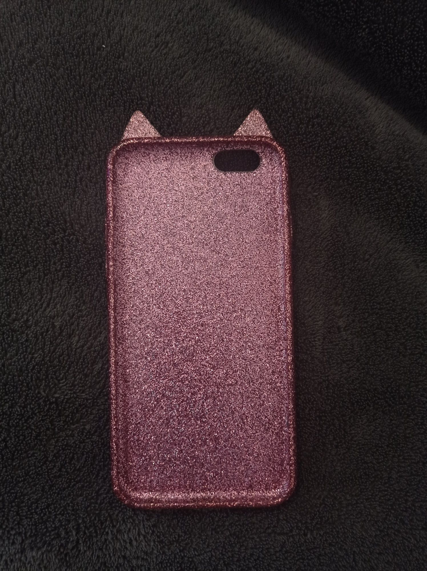 Case na iPhone 6/6s różowy brokatowy