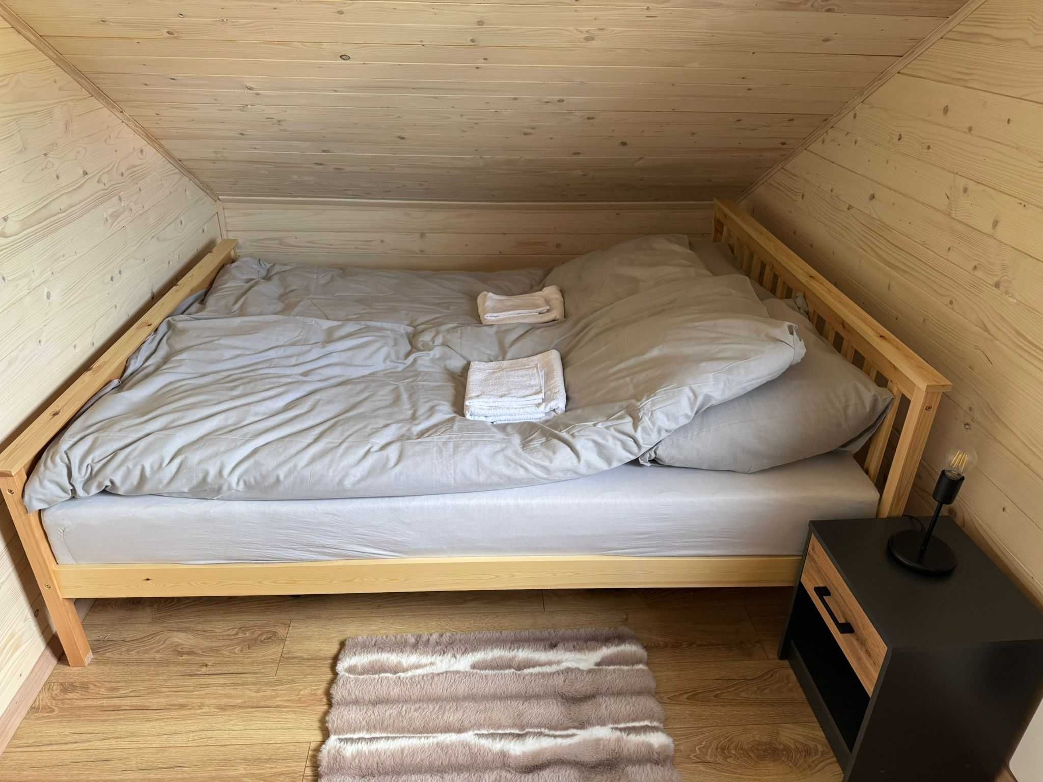 Domek z jacuzzi i kominkiem | Romantyczny wypoczynek | Międzyrzec Podl