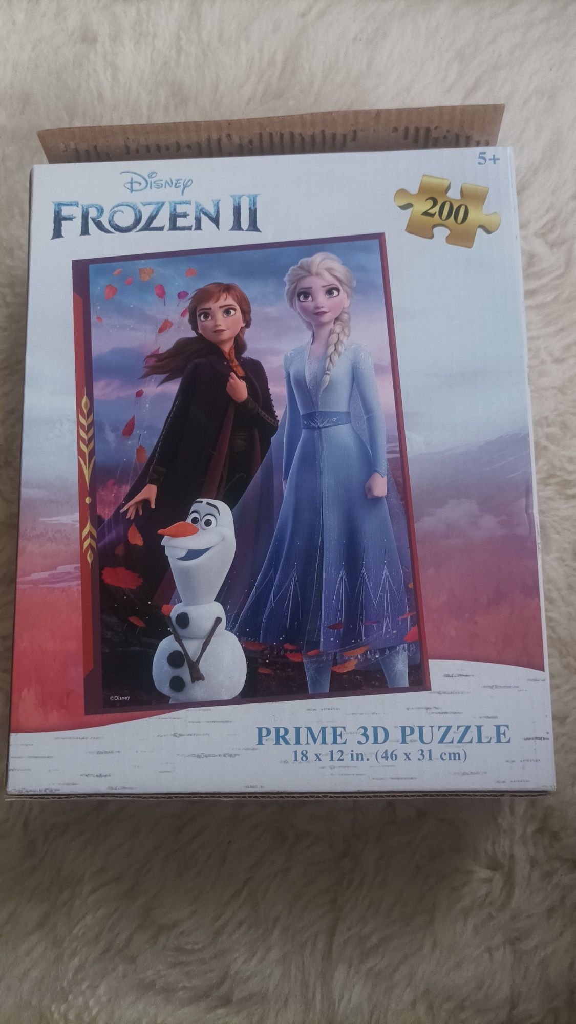 Пазли 3D Frozen Холодне серце Ельза та Анна 200 деталей