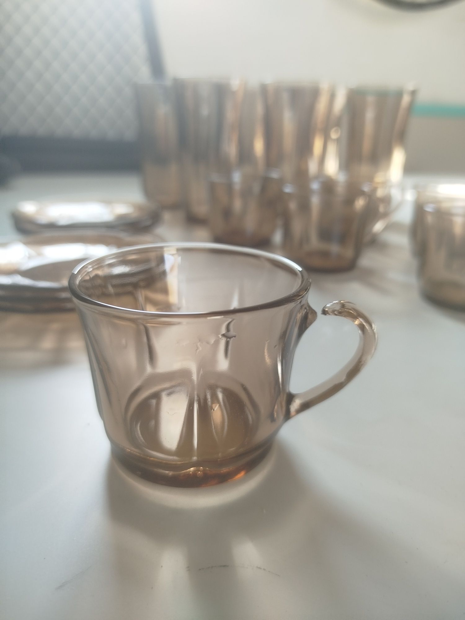 Conjunto chávenas de café + copos