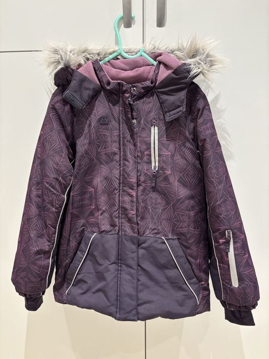 Kurtka zimowa, narciarska dla dziewczynki