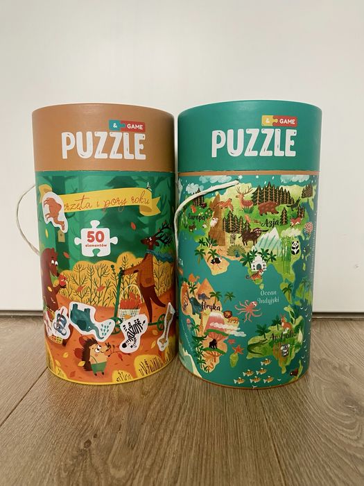 Puzle dwustronne 50 elementów – dla dzieci od 3 lat