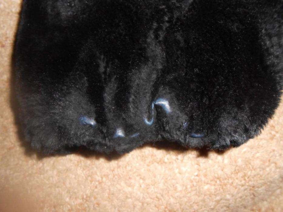 уступлю шуба кролик рекс чернобурка 50 размер примерно