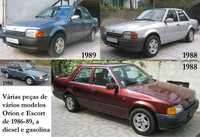 Peças Ford Orion ou Escort mk1 mk2 1986 a 1990