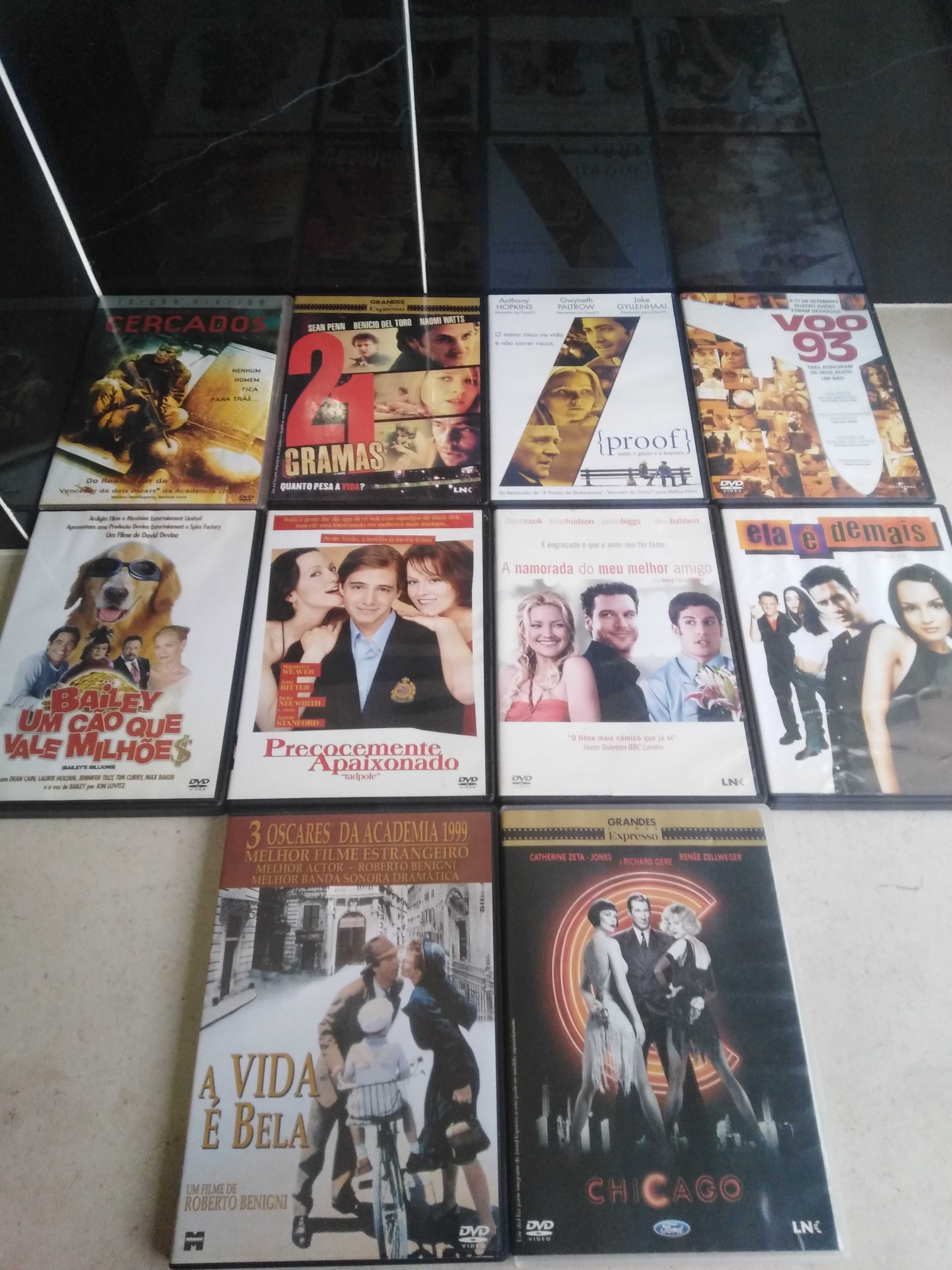 Dvds  (Maior parte deles selados) Ver lista.