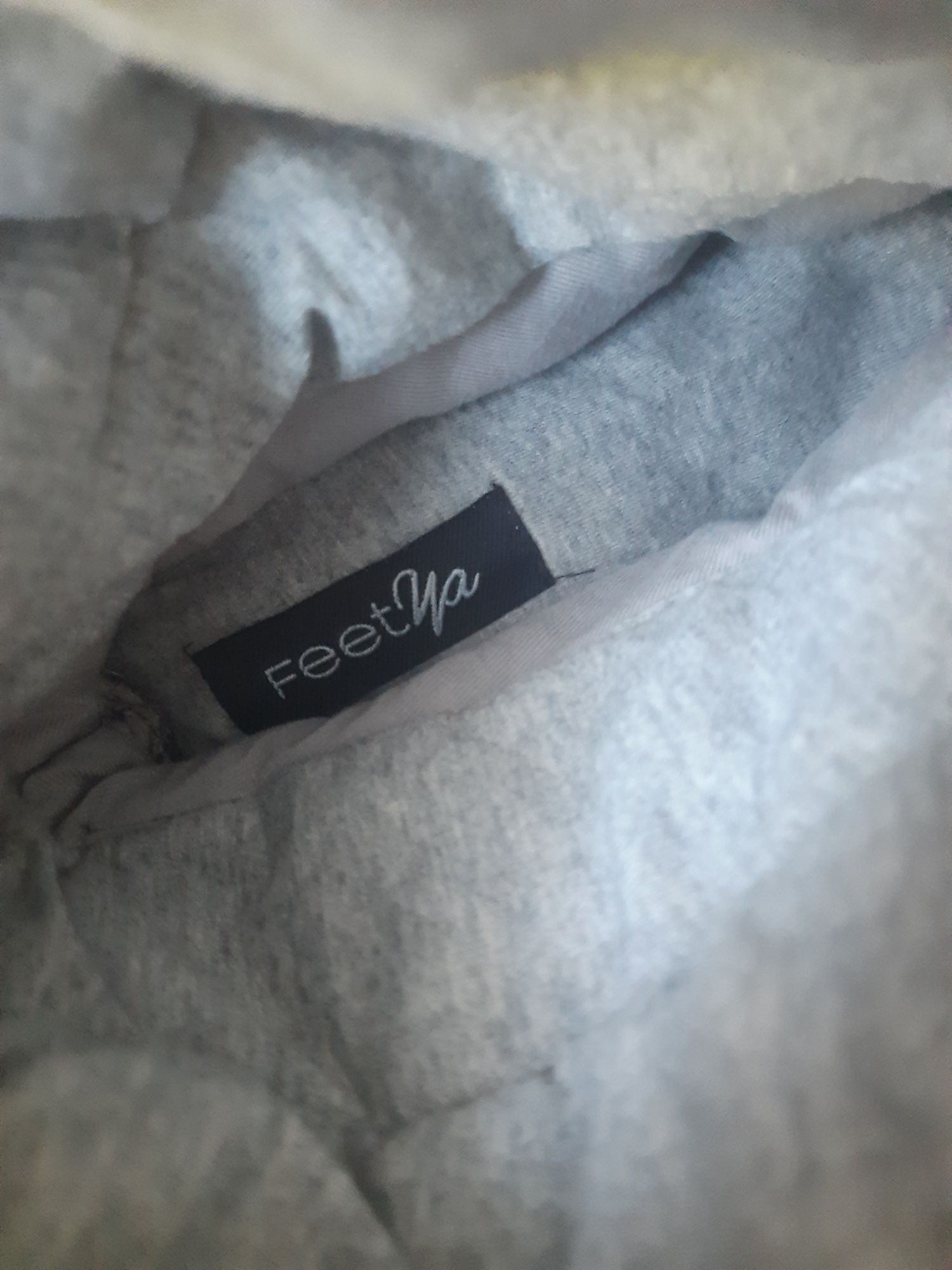 FeetUp szare ocieplane mieciutkie wysokie kapcie 40/41