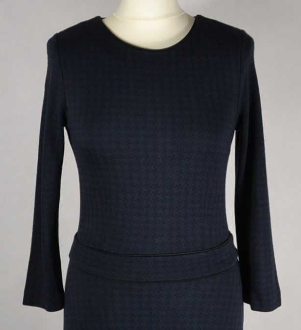 TOMMY HILFIGER Sukienka Midi Damska S Oryginalna Wiskoza